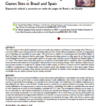 Imagem da capa do documento em inglês: Children's Exposure to Advertising on Games Sites in Brazil and Spain.