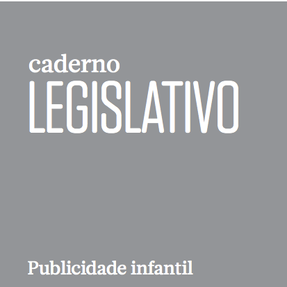 Imagem da capa do: Caderno Legislativo. Publicidade infantil.