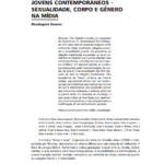 Imagem da capa do documento: Jovens contemporâneos - Sexualidade, Corpo e Gênero na Mídia.