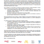 Imagem do documento: Carta à sociedade - Compromisso pela Publicidade Responsável para Crianças.