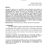 Imagem capa do documento: Movimentos sociais e minorias: apontamentos do ciberativismo do Greenpace.