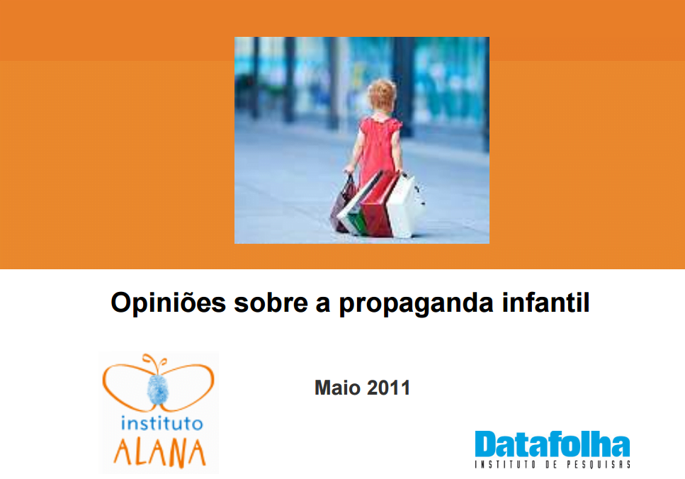 Imagem da capa da apresentação: Opiniões sobre a propaganda infantil.