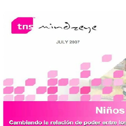 Imagem da capa da apresentação em Espanhol: Niños Mandan! Cambiando la relación de poder entre loos niños y las madres latino Americanas.