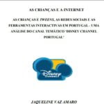 Capa do livro: As crianças e a internet. As crianças e Tweens, as redes sociais e as ferramentas interactivas em Portugal - Uma Análise do canal temático 'Disney Channel Portugal'.