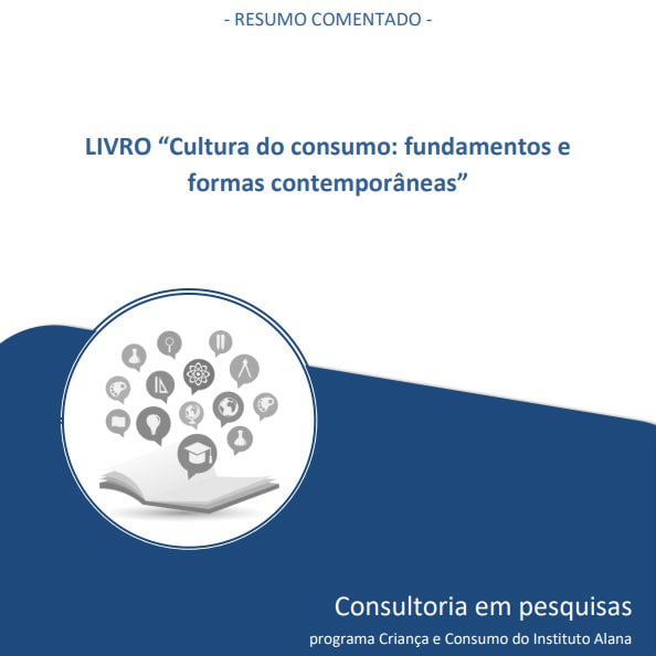 Capa do livro: "Cultura do consumismo: fundamentos e formas contemporâneas".
