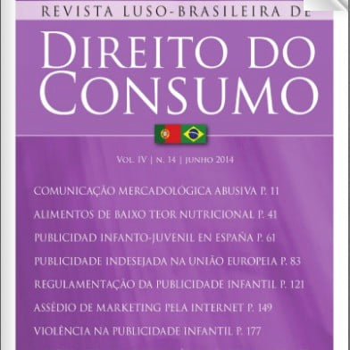 Capa da revista: Direito do Consumo.