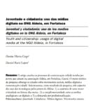 Capa do documento: Juventude e cidadania: uso das mídias digitais na ONG Aldeia, em Fortaleza.