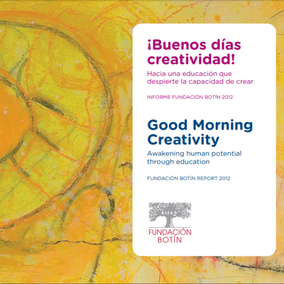 Capa inglês e espanhol do livro: "¡Buenos días creatividad!" "Good Morning Creativity"