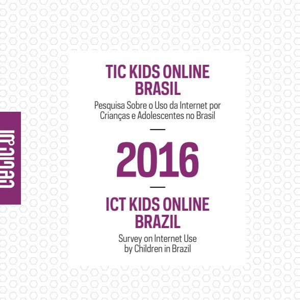 Imagem do caderno: Tic kids onlline Brasil. Pesquisa Sobre o Uso da Internet por Crianças e Adolescentes no Brasil.